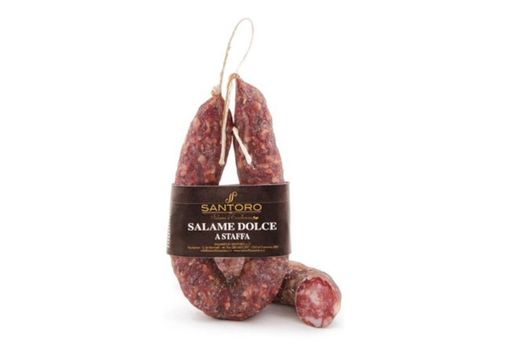 Salame a Staffa Dolce 1 Salame staffa dolce Latteria Mangini